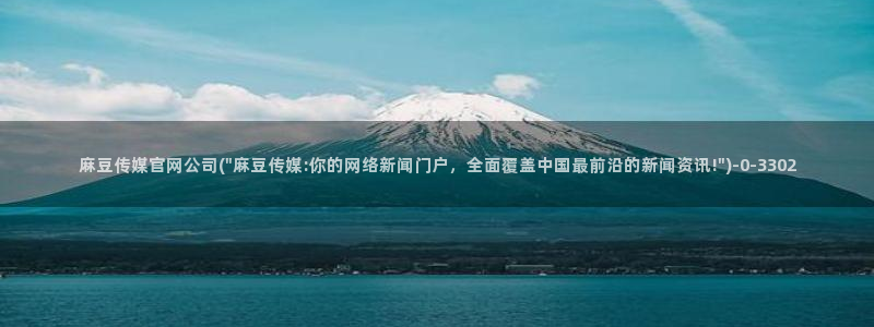 麻豆视频页面描述